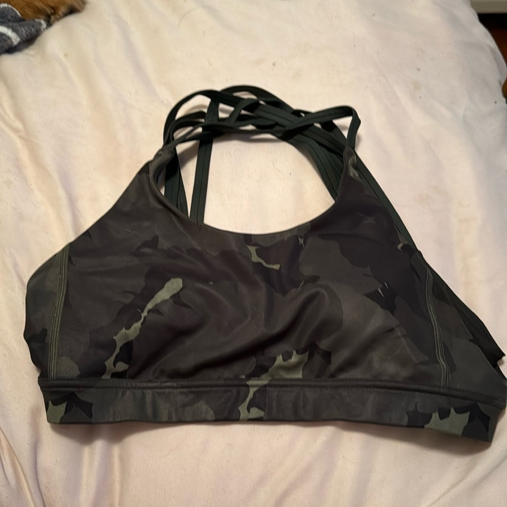Lululemon Camo Sports Bra